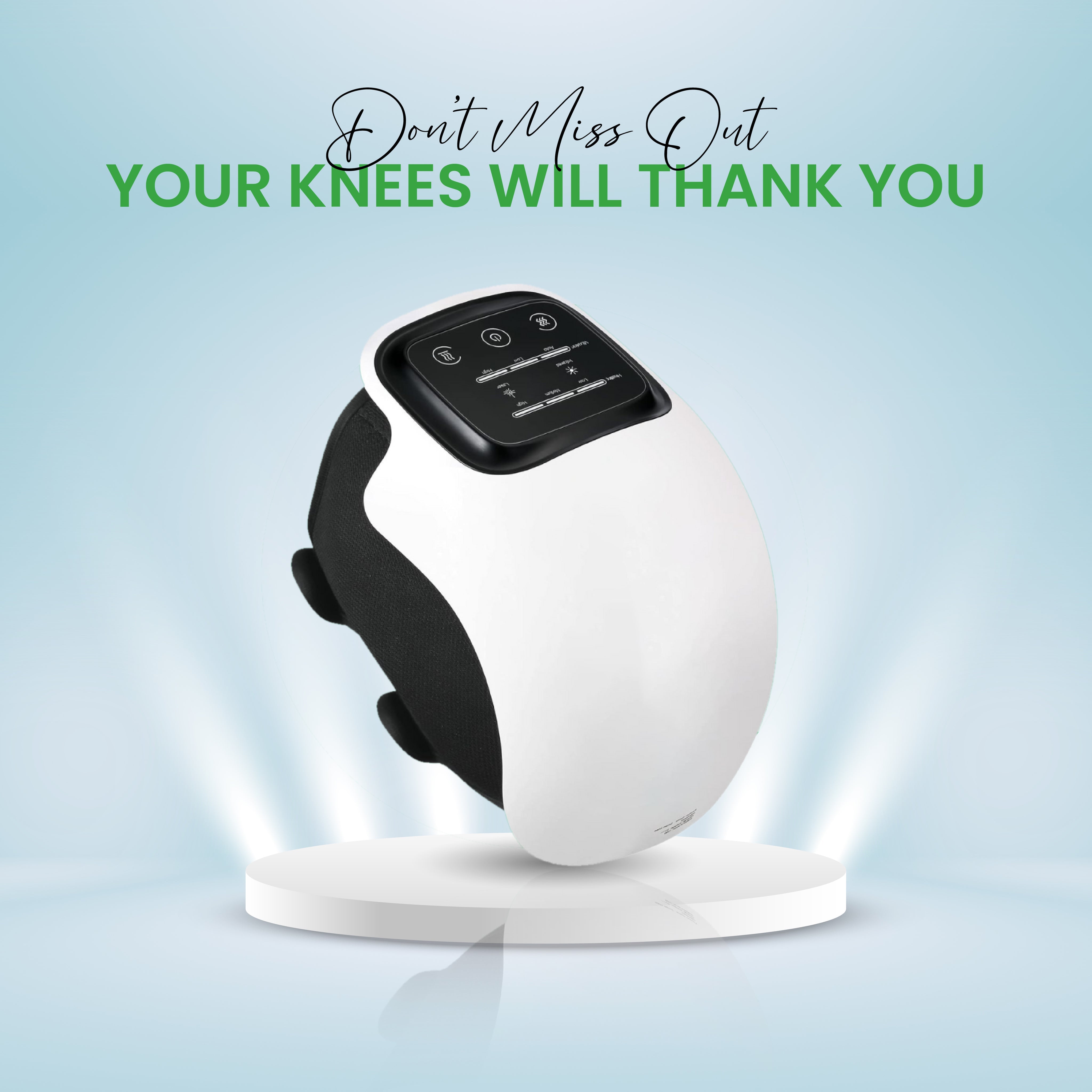 Knee Massager – Infrared Heat & Vibration for Pain Relief