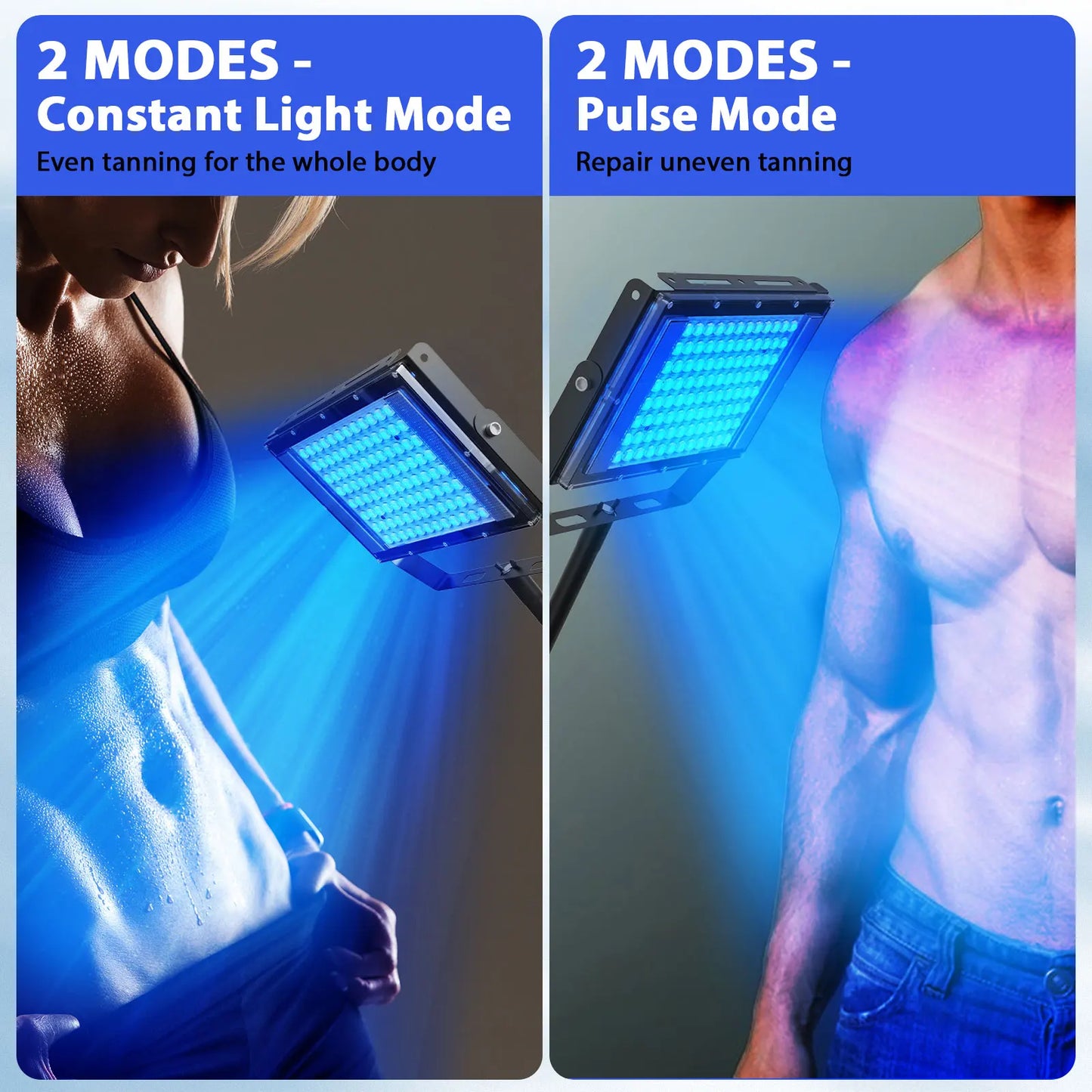 50W Ultraviolet Tanning Lamp – Full-Body Home Tanning Solution