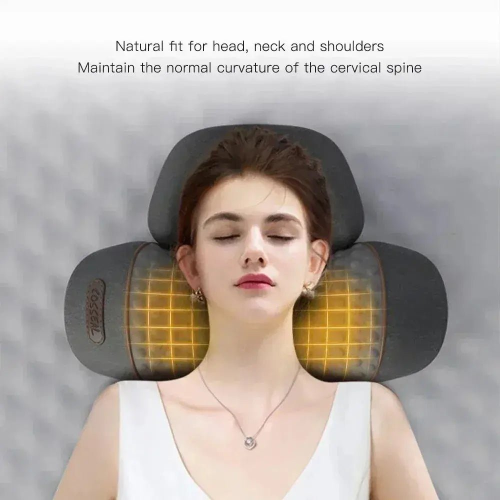 Electric Cervical Pillow Massager – Heat & Vibration for Ultimate Relaxation - Relaxify