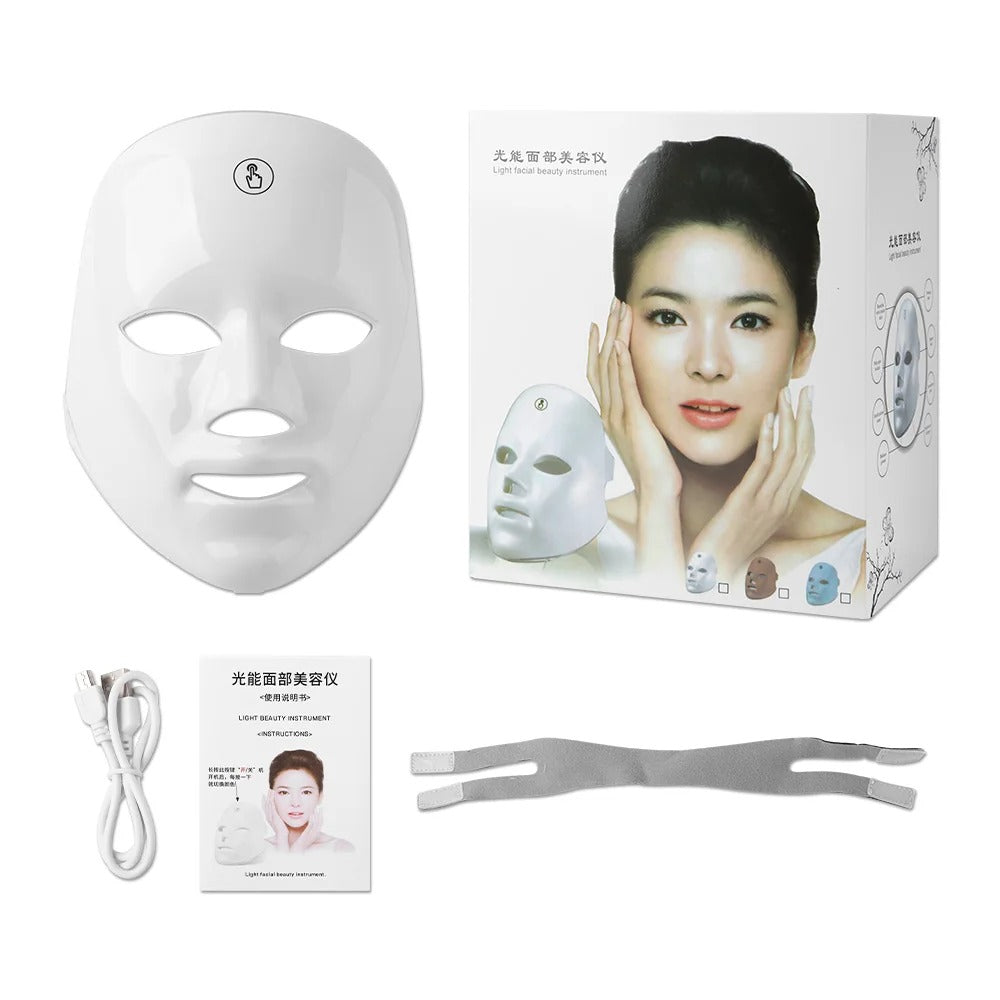 LumiGlow 7-Color LED Face Mask